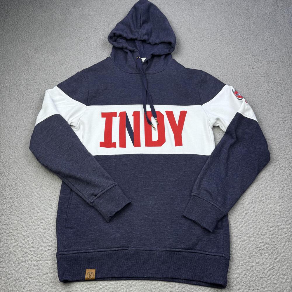 Indy Eleven Hoodie Mens Small Soccer Pullover USL Sweatshirt Holloway
